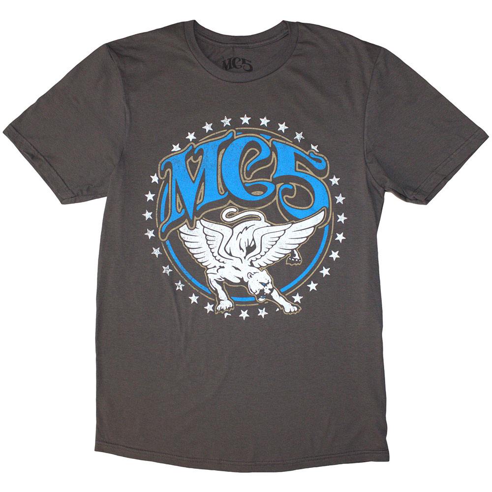 MC5 - Winged Panther Heren Tshirt - Grijs